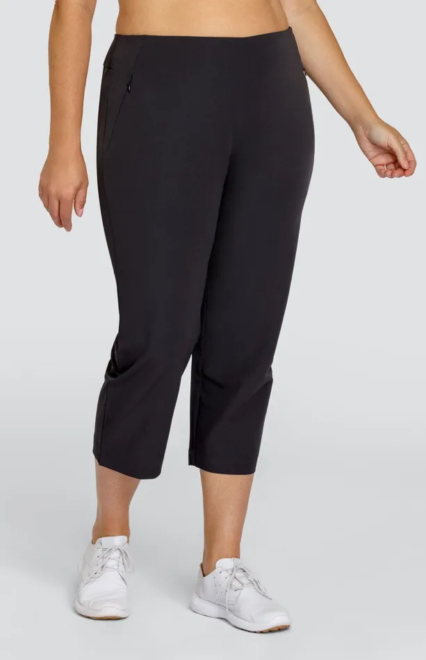 Women Tail Activewear Capris Allure 22034 Capri Onyx Black