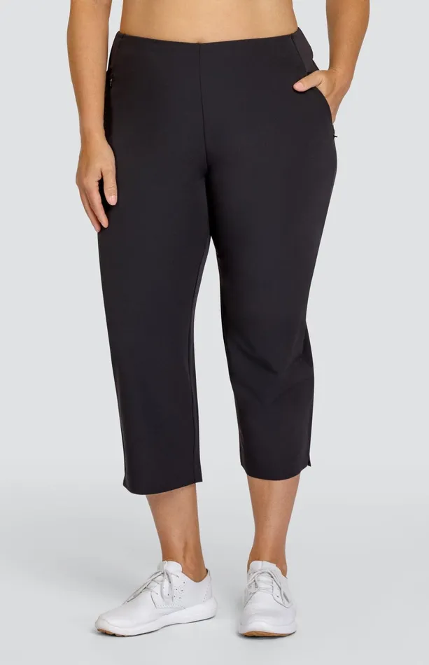 Women Tail Activewear Capris Allure 22034 Capri Onyx Black