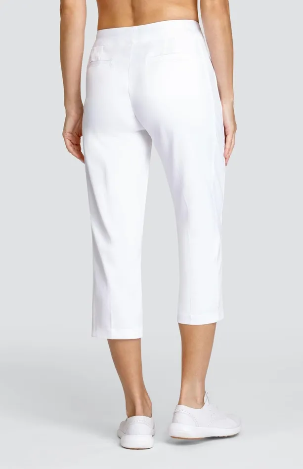 Women Tail Activewear Capris Classic 23034 Capri Chalk White