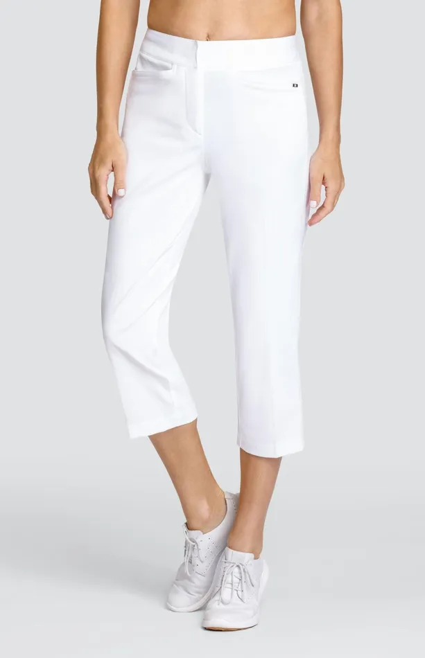 Women Tail Activewear Capris Classic 23034 Capri Chalk White