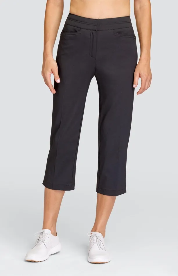 Women Tail Activewear Capris Classic 23034 Capri Onyx Black