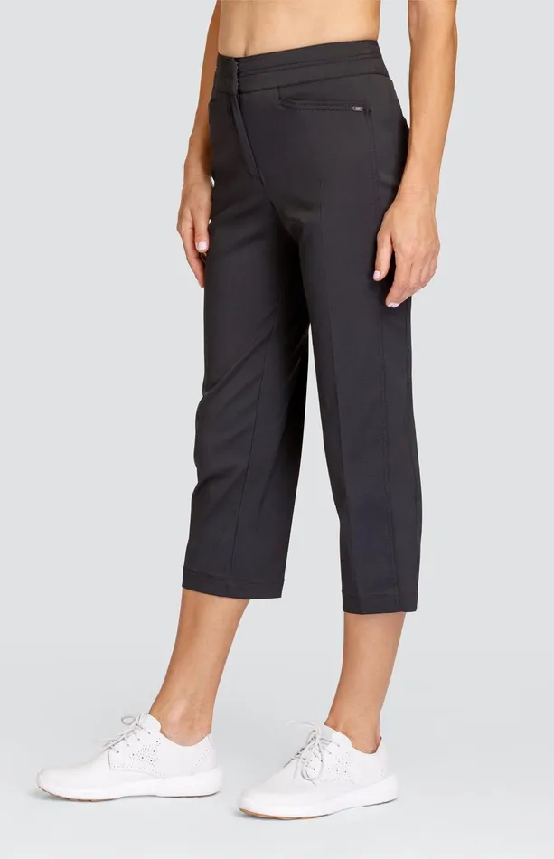 Women Tail Activewear Capris Classic 23034 Capri Onyx Black