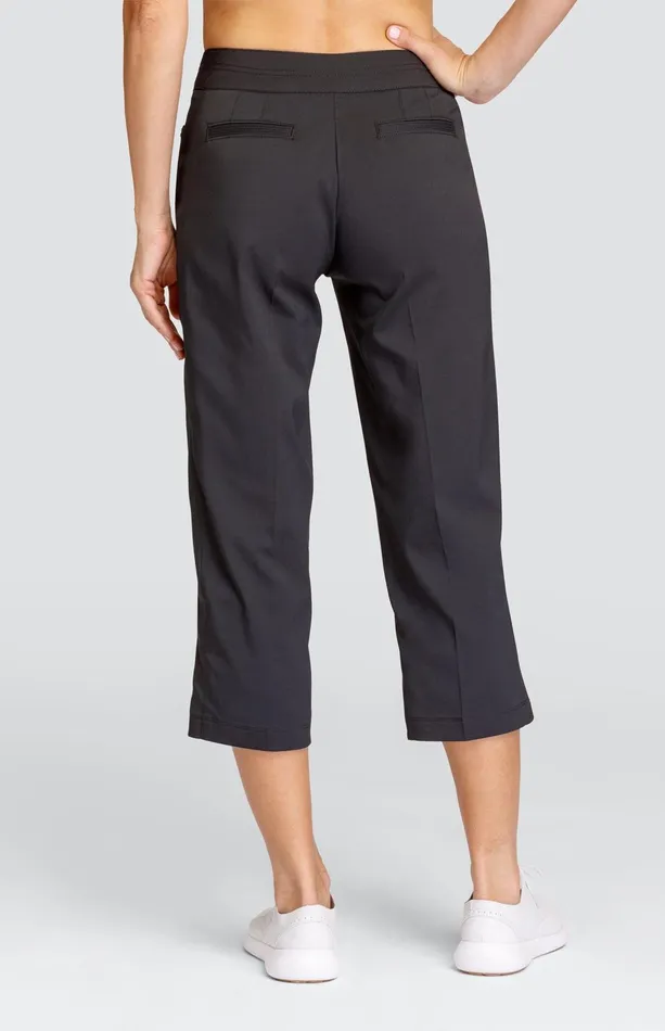 Women Tail Activewear Capris Classic 23034 Capri Onyx Black