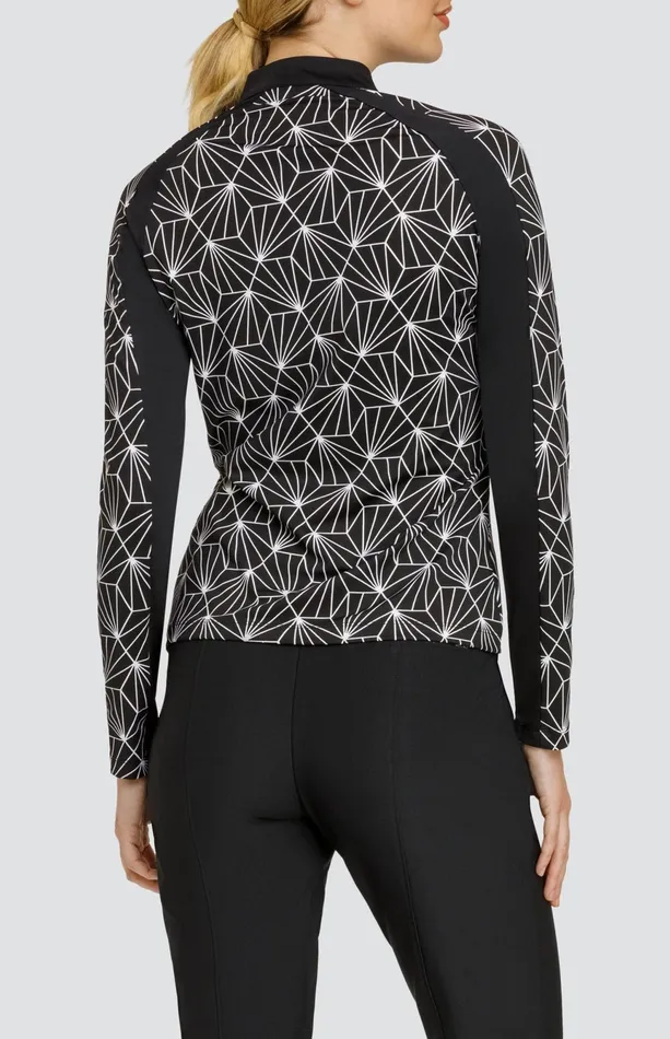 Women Tail Activewear Long Sleeve Ender Top Flourishing Palms