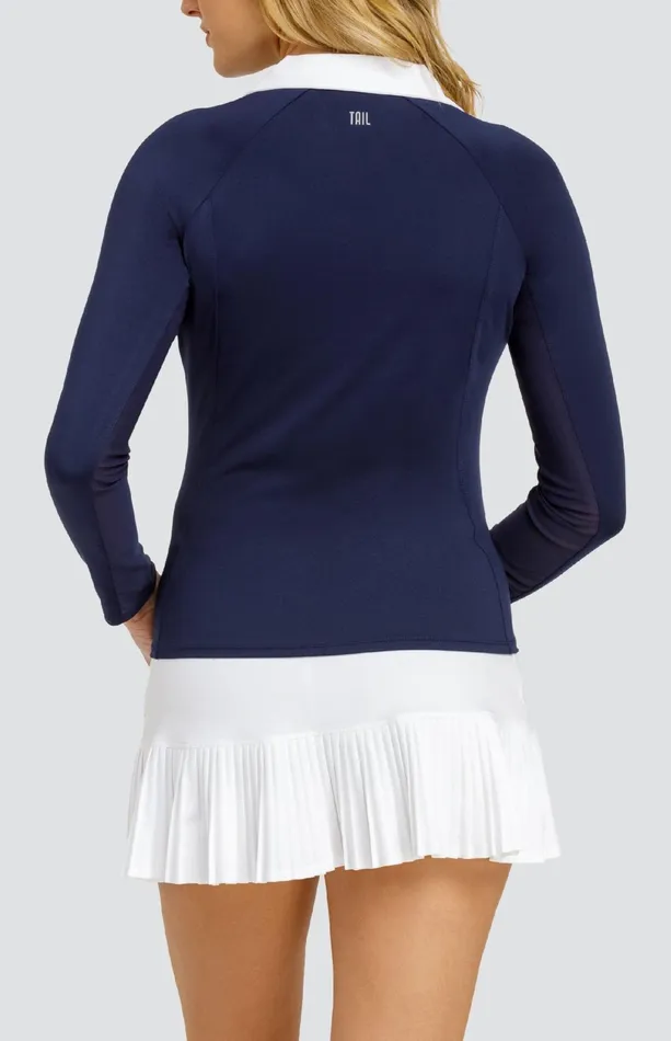 Women Tail Activewear Long Sleeve Mystie Top Navy Blue