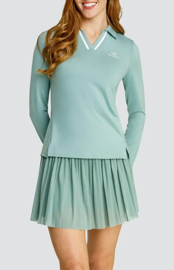 Women Tail Activewear Long Sleeve Saturday Top Sage