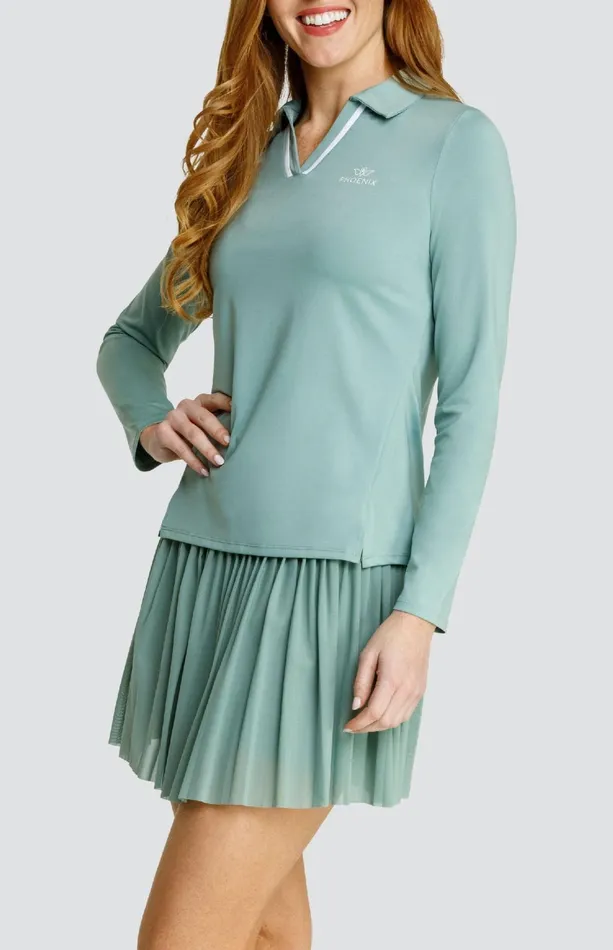 Women Tail Activewear Long Sleeve Saturday Top Sage