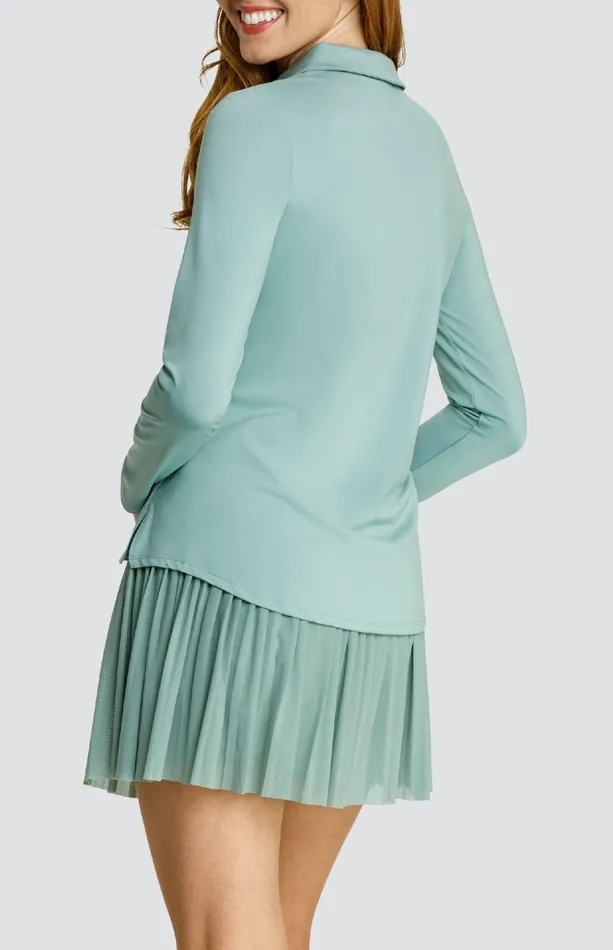 Women Tail Activewear Long Sleeve Saturday Top Sage