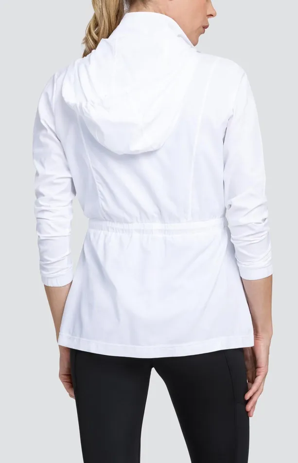 Women Tail Activewear Nola Water Resistant Jacket Chalk White