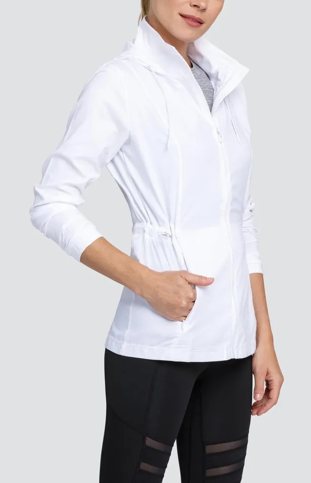 Women Tail Activewear Nola Water Resistant Jacket Chalk White