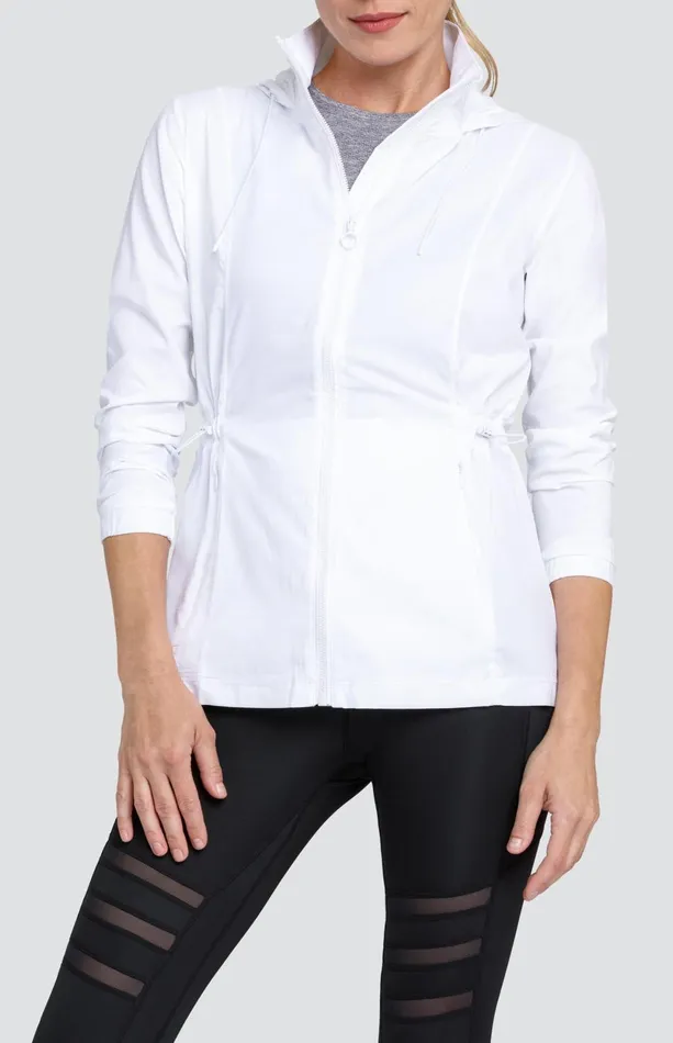 Women Tail Activewear Nola Water Resistant Jacket Chalk White