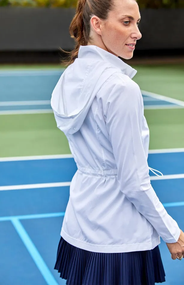 Women Tail Activewear Nola Water Resistant Jacket Chalk White