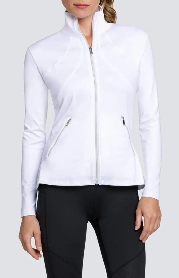 Women Tail Activewear Rachel Jacket Chalk White