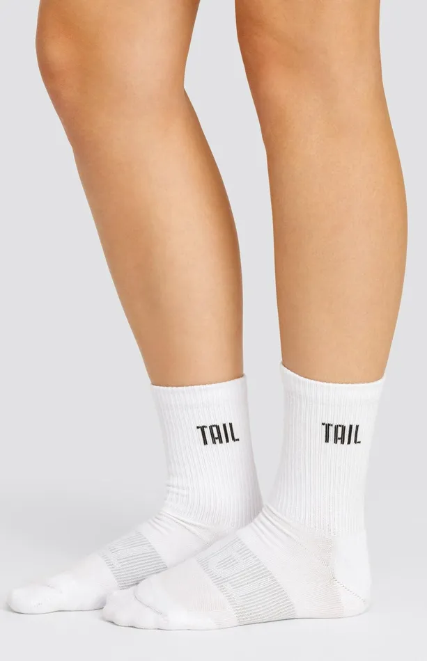 Women Tail Activewear Scottie Crew Socks Onyx Black
