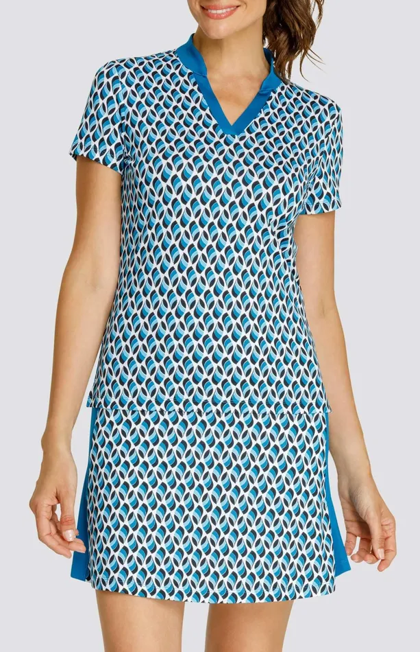 Women Tail Activewear Short Sleeve Atha Top Cascading Petals