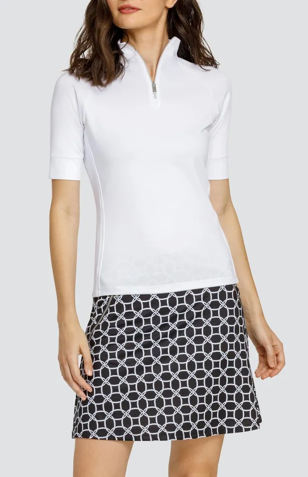 Women Tail Activewear Short Sleeve Atley Top Chalk White