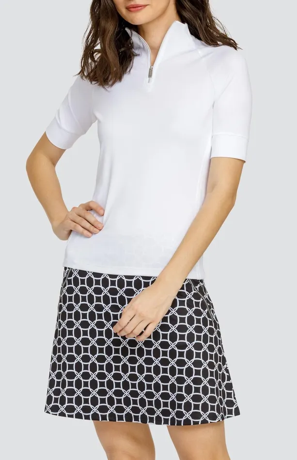 Women Tail Activewear Short Sleeve Atley Top Chalk White