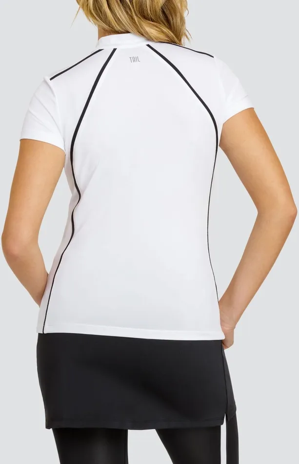 Women Tail Activewear Short Sleeve Katara Top Chalk White