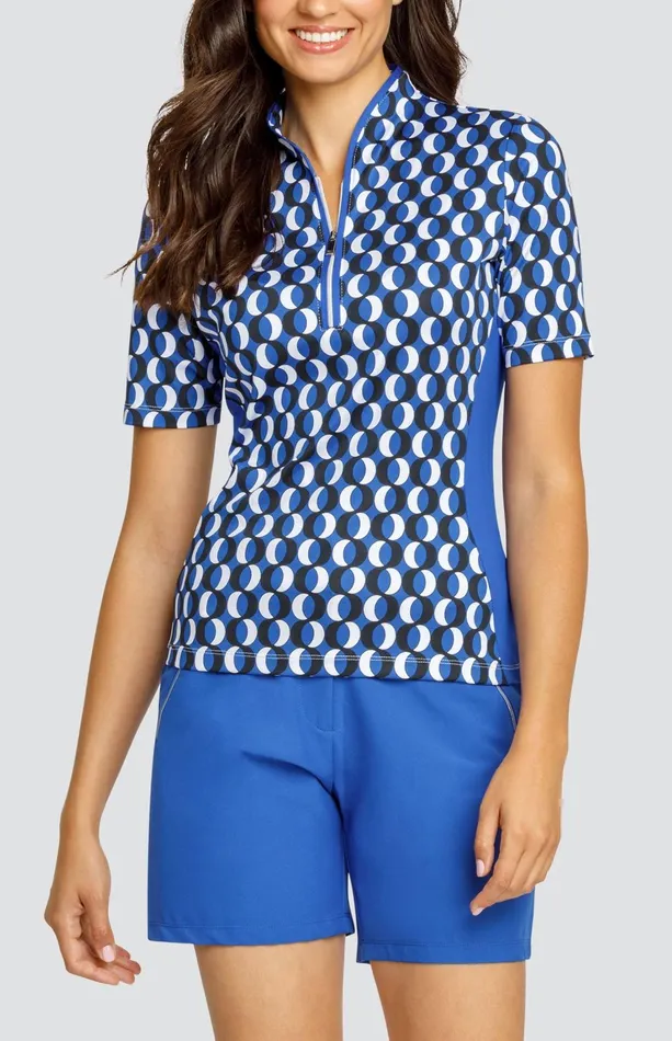 Women Tail Activewear Short Sleeve Shaine Top Enchanted Geo