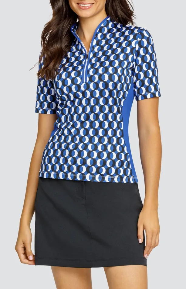 Women Tail Activewear Short Sleeve Shaine Top Enchanted Geo