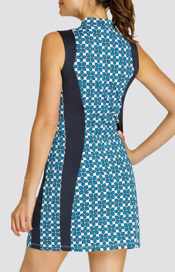 Women Tail Activewear Sleeveless Alys 35034 Dress Mosaic Blooms