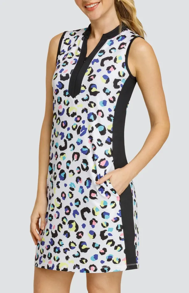 Women Tail Activewear Sleeveless Azura 365034 Dress Painted Panther
