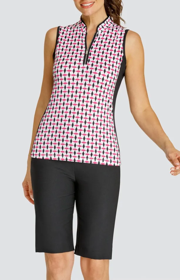 Women Tail Activewear Sleeveless Darly Top Ditsy Jewel