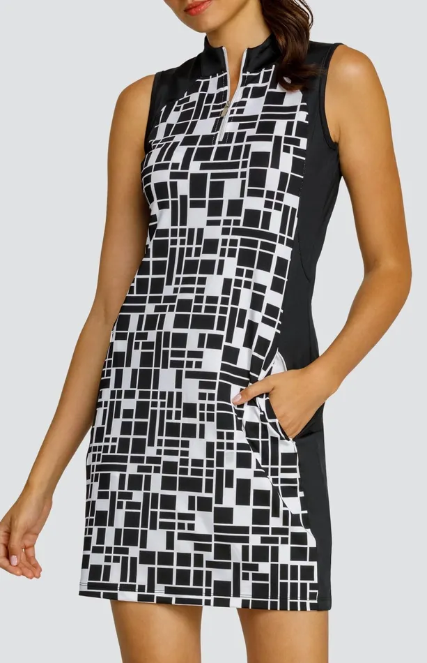 Women Tail Activewear Sleeveless Haylen 365034 Dress Tetra Geo