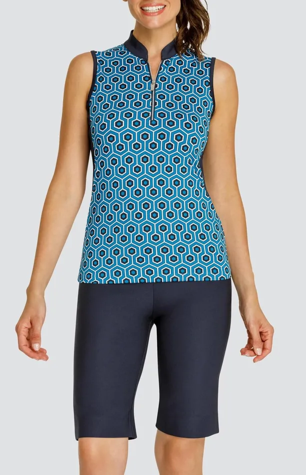 Women Tail Activewear Sleeveless Jewell Top Connection