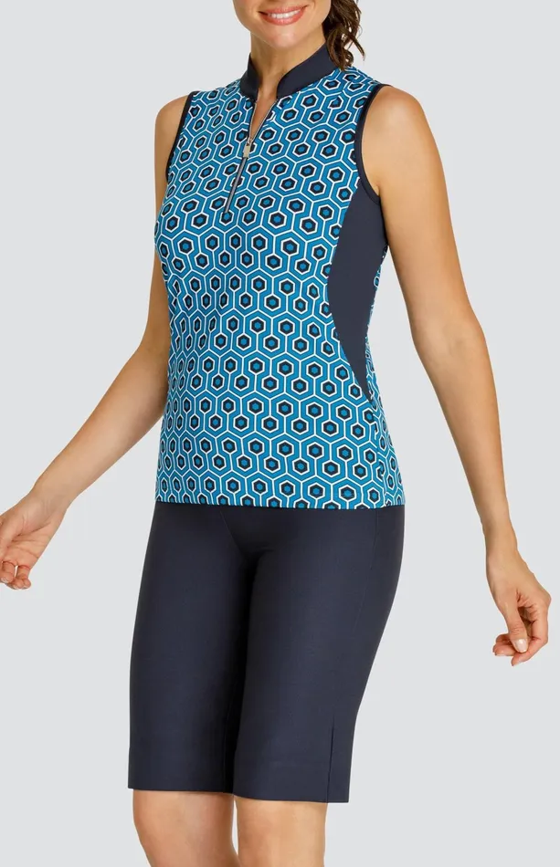Women Tail Activewear Sleeveless Jewell Top Connection