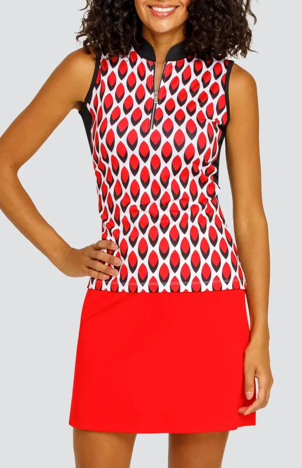 Women Tail Activewear Sleeveless Jewell Top Whimsical Daze