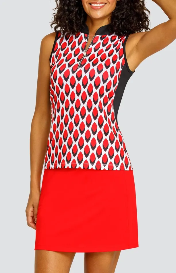Women Tail Activewear Sleeveless Jewell Top Whimsical Daze