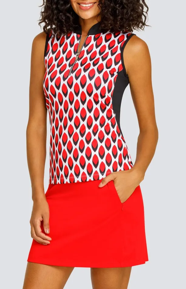 Women Tail Activewear Sleeveless Jewell Top Whimsical Daze