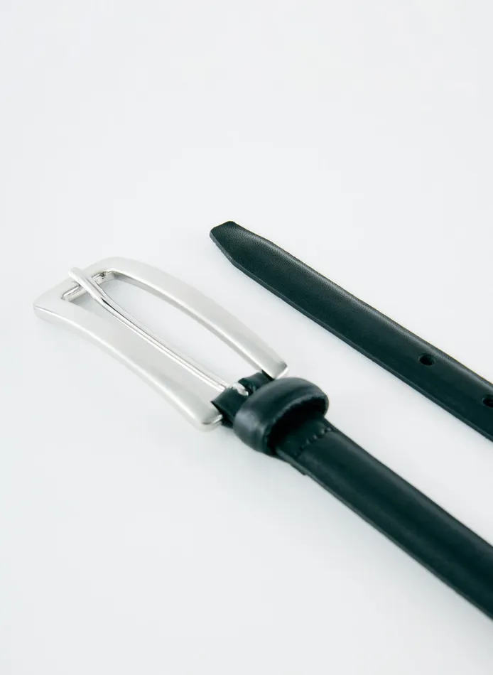 Women Tibi Belts Darwin Leather Belt