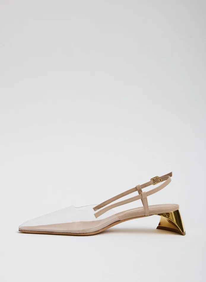 Women Tibi Heels Oscar Clear Slingback