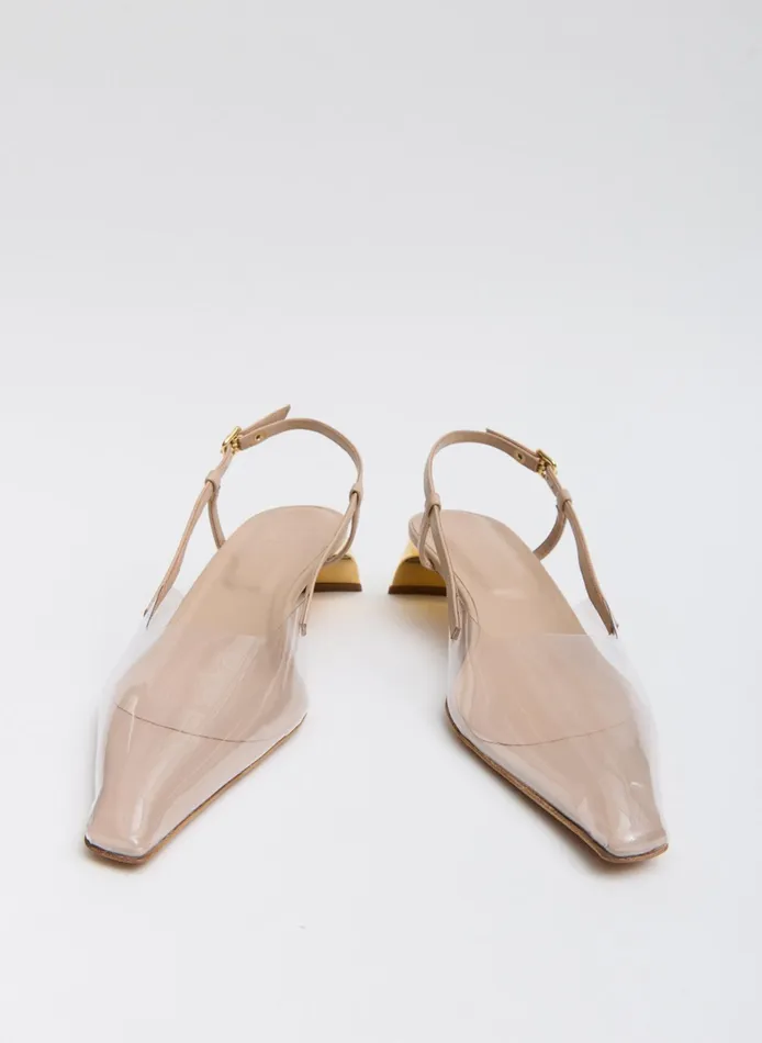 Women Tibi Heels Oscar Clear Slingback