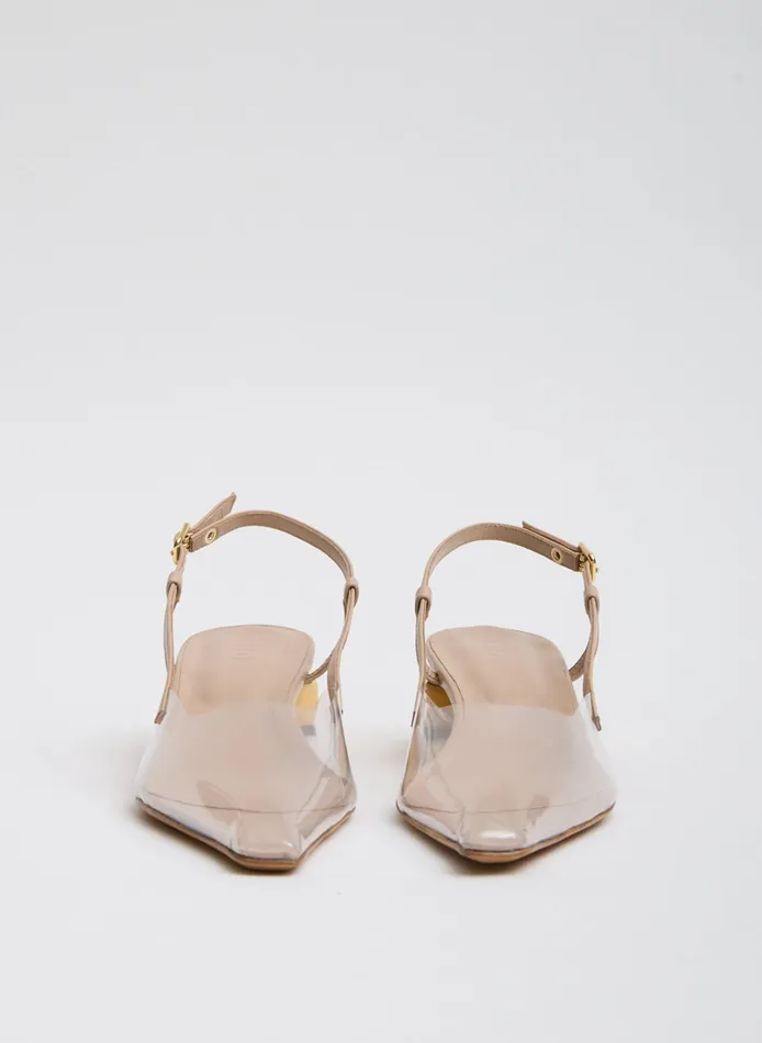 Women Tibi Heels Oscar Clear Slingback