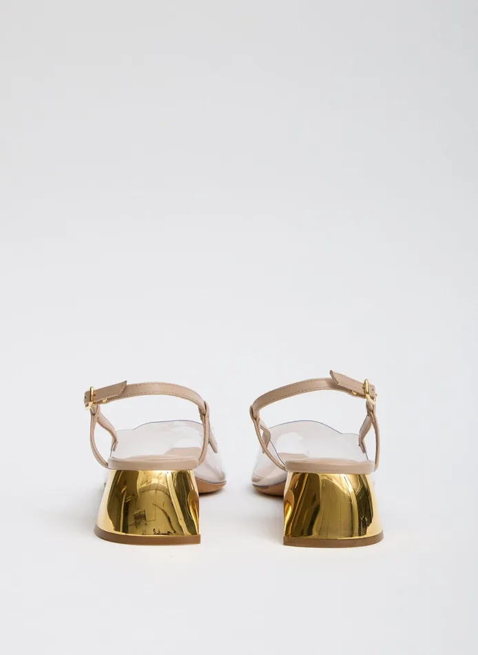 Women Tibi Heels Oscar Clear Slingback