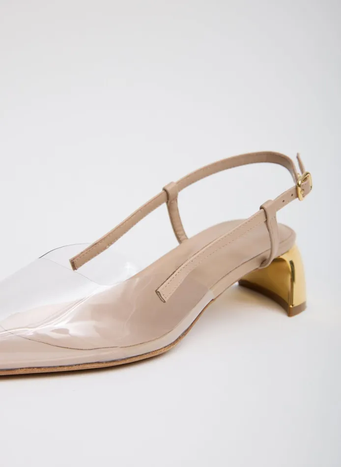 Women Tibi Heels Oscar Clear Slingback