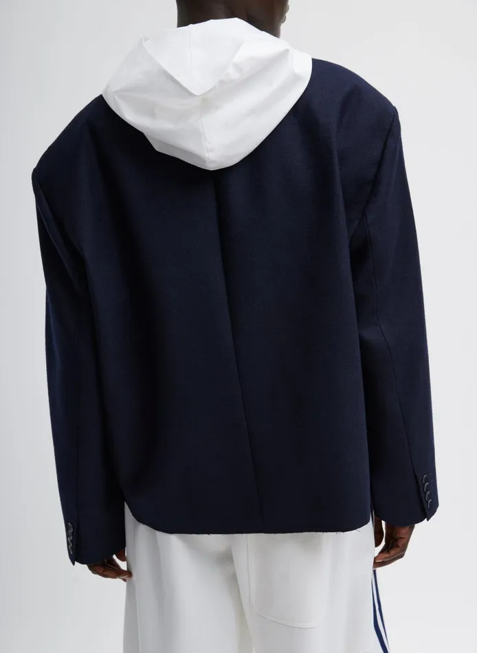 Women Tibi Jackets and Outerwear Superfine Wool Flannel Rene Blazer
