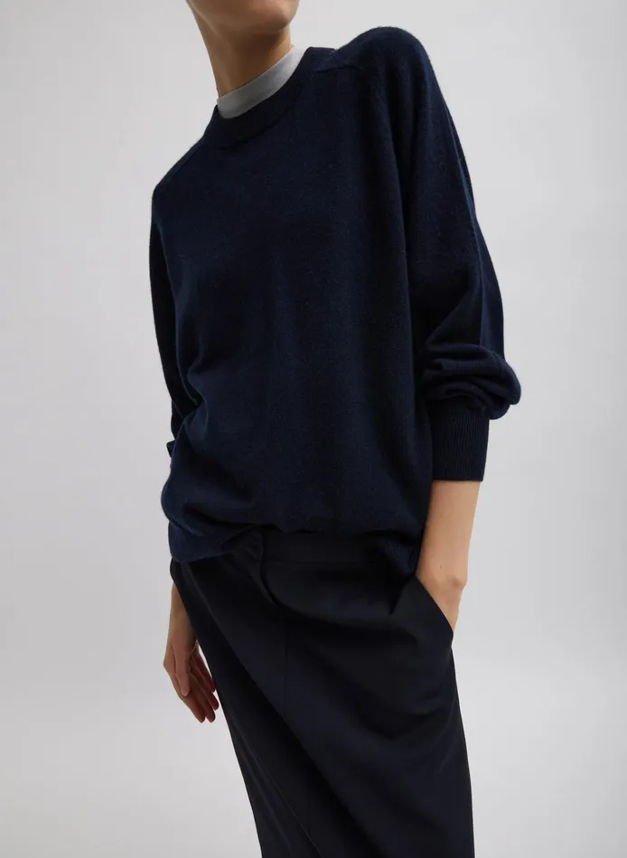 Women Tibi Knitwear and Sweatshirts Washable Cashmere Crewneck Sweater