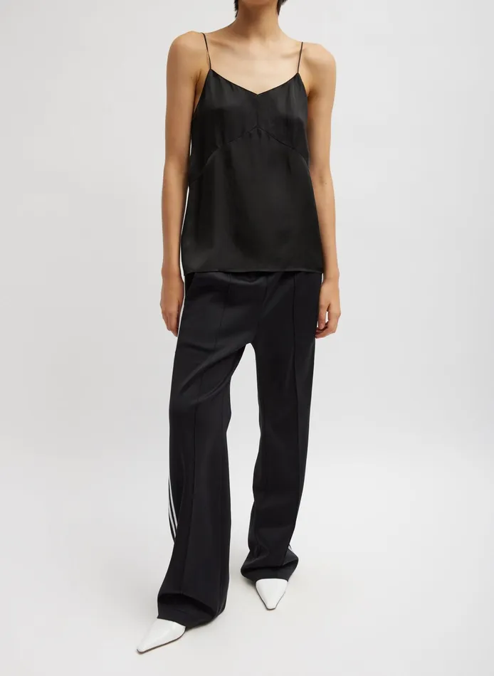 Women Tibi Pants and Shorts Active Knit Scottie Striped Jogger