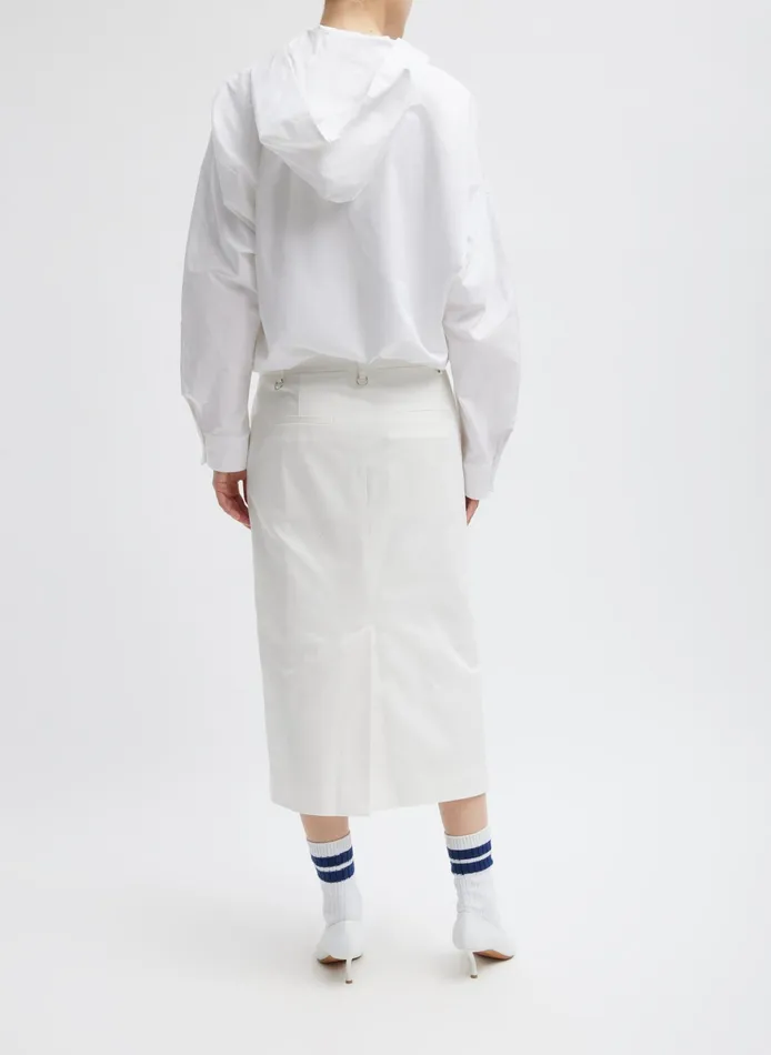 Women Tibi Skirts Chino Convertible Pleated Skirt