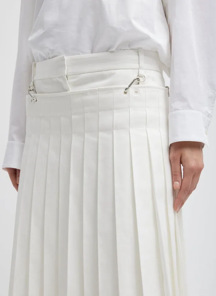 Women Tibi Skirts Chino Convertible Pleated Skirt