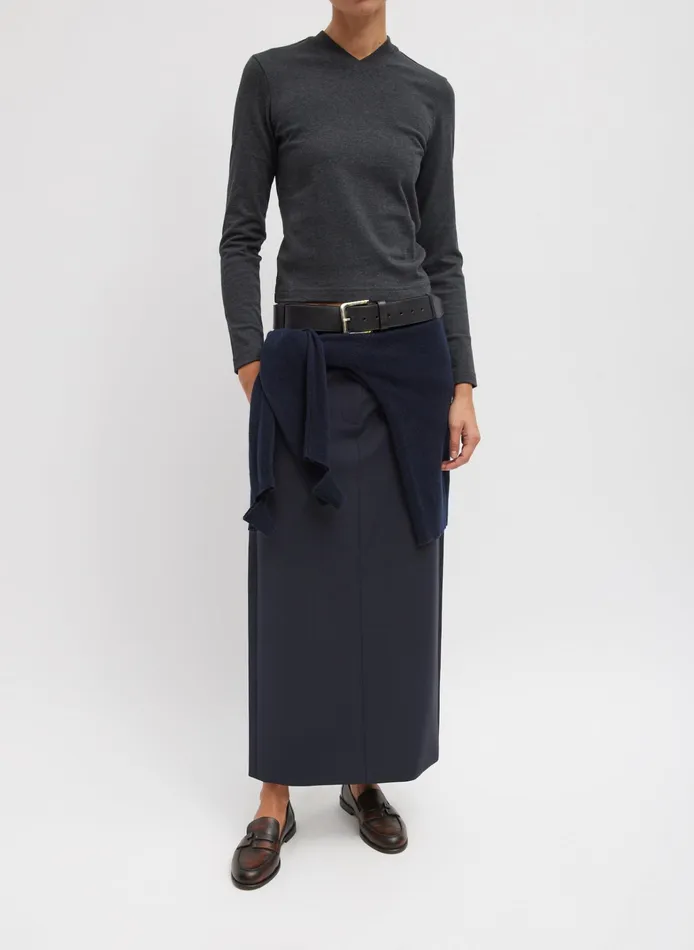Women Tibi Tops Perfect TShirt Shrunken VNeck