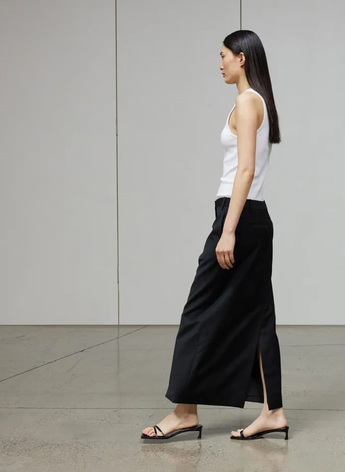 Women Tibi Tops Ribbed TShirt Tank