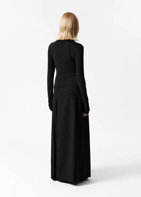 Women Tops and Tshirts and Other Stories Draped Top Black