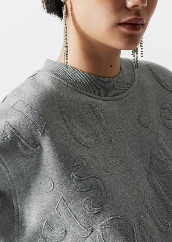 Women Tops and Tshirts and Other Stories Oversized Sweatshirt Grey Melange Women Tops and Tshirts and Other Stories Oversized Sweatshirt Grey Melange