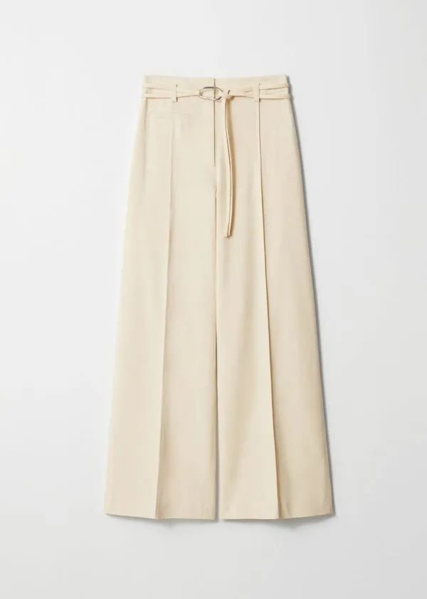 Women Trousers and Other Stories DecoBuckle Tailored Trousers Ecru Women Trousers and Other Stories DecoBuckle Tailored Trousers Ecru