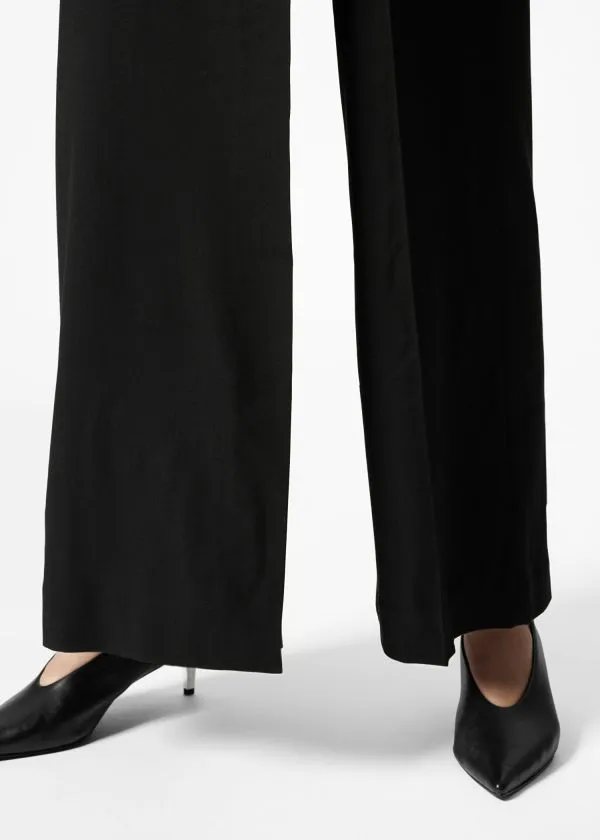 Women Trousers and Other Stories DoubleBreasted Bustier Jumpsuit Black